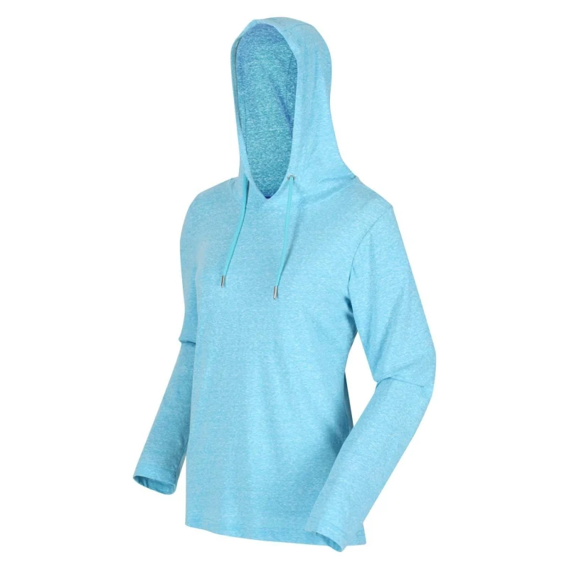 Image of Regatta Maelys Coolweave Jersey Hoody - Blue Blue 10