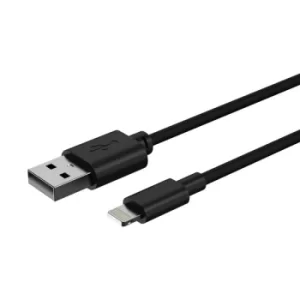 Image of Ansmann 1700-0131 Blk Charging Cable USB A -Apple Lightning Connec...