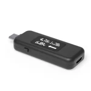 Image of Plugable Technologies USB C Power Meter Tester for Monitoring USB-C Connections up to 240W