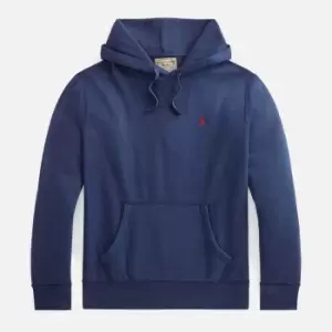 Image of Polo Ralph Lauren Mens Garment Dyed Fleece Hoodie - Cruise Navy - S