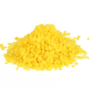 Image of Zexum Yellow Candle Making and Cosmetics Natural Beeswax Beads - 50 Grams