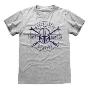 Image of Star Wars The Mandalorian T-Shirt Warrior Emblem Size L