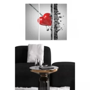 Image of MDF578473531 Multicolor Decorative MDF Painting (3 Pieces)