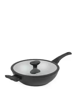 Image of Russell Hobbs Crystaltech Tall Collection Wok, Black