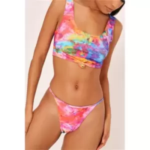 Image of I Saw It First Tie Dye Bikini Bottoms - Multi