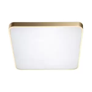 Image of Sierra Square Integrated LED Panel, Gold, 4000K, 3600Lm