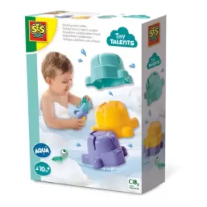 Image of SES Creative Tiny Talents Stacking Bath Turtles, 10 Months and...