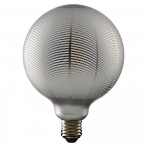 Image of TCP LED G125 Dots Silver 240LM ES 2700K Glass, Plastic, Metal