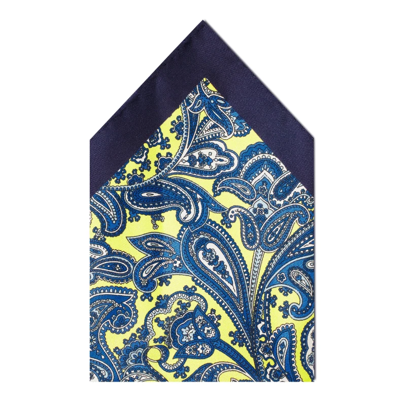 Image of Haines and Bonner Silk Pocket Square - Multi Multi One Size