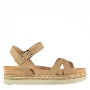 Image of Firetrap Firetrap Seville Espadrille Sandals - Nude