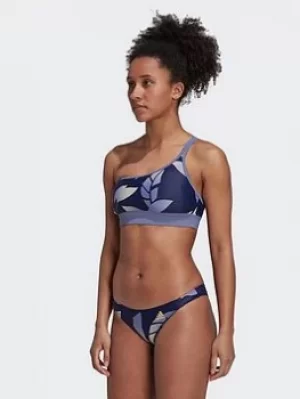 Image of adidas Graphic Bikini, Blue/Black, Size S, Women