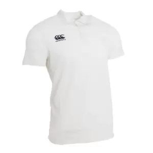 Image of Canterbury Mens Short Sleeve Cricket Shirt (S) (Cream)