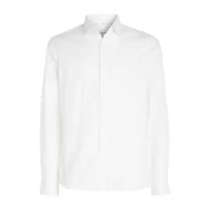 Image of Calvin Klein Structure Easy Care Slim Shirt - White