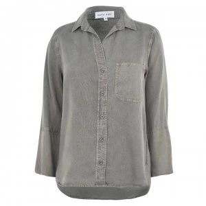 Image of Bella Dahl Bella Shirt Tail - Soft Army