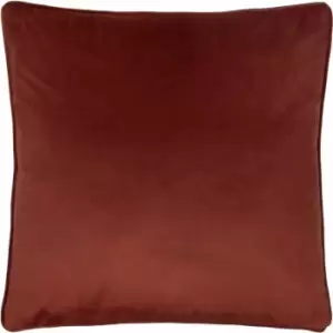 Image of Evans Lichfield Opulence Velvet Piped Edge Cushion Cover, Sunset, 55 x 55 Cm