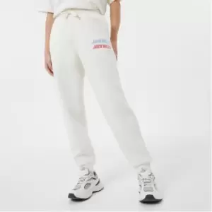 Image of Jack Wills Stacked Graphic Jogger - White