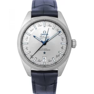 Image of Constellation Globemaster Co-Axial Master Chronometer Annual Calendar 41mm Automatic Grey Dial Steel Mens Watch