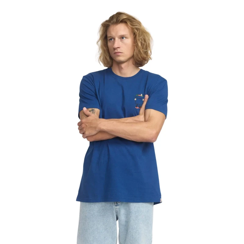 Image of Revolution Printed T-Shirt Revolution Bleu Male L