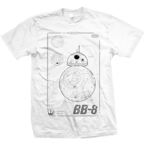 Image of Star Wars - Episode VII BB-8 Tech Unisex XX-Large T-Shirt - White