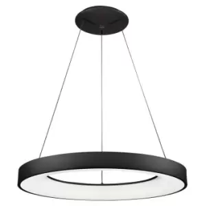 Image of Netlighting Merano Baltimore 60cm Integrated LED Pendant Ceiling Light Sandy Bla