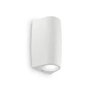Image of Keope LED 1 Light Outdoor Small Wall Light White IP55, GU10