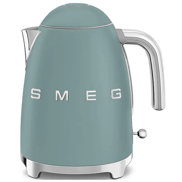 Image of Smeg KLF03EGMUK Retro Style Cordless Kettle in Emerald Green Matte
