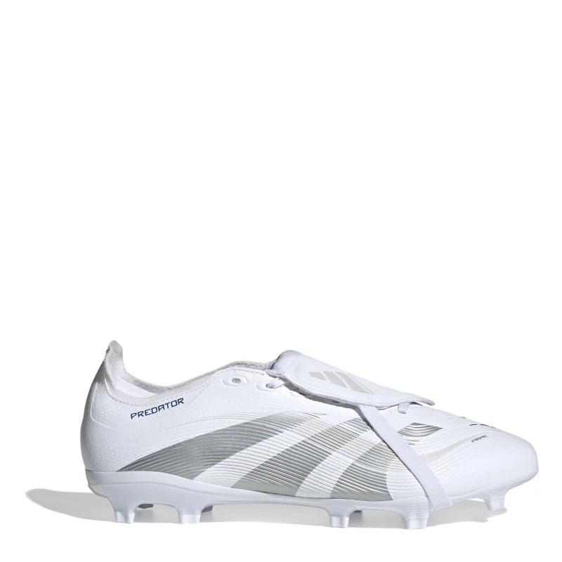 Image of adidas Predator League Fold-Over Tongue Firm Ground Football Boots - White White 9