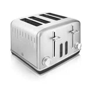 Image of Swan Stainless Steel 4 Slice Toaster