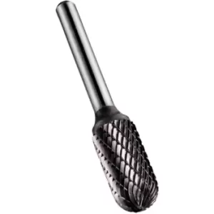 Image of P805C 9.6X6.0MM TiAlN Carbide Ball Nosed Cylinder Burr