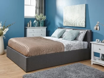 Image of Side Lift Ottoman - Fabric