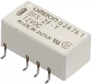 Image of PCB relays 12 Vdc 2 A 2 change overs Hongfa HFD30