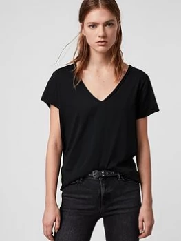 Image of Allsaints Emelyn Tonic Tee - Black