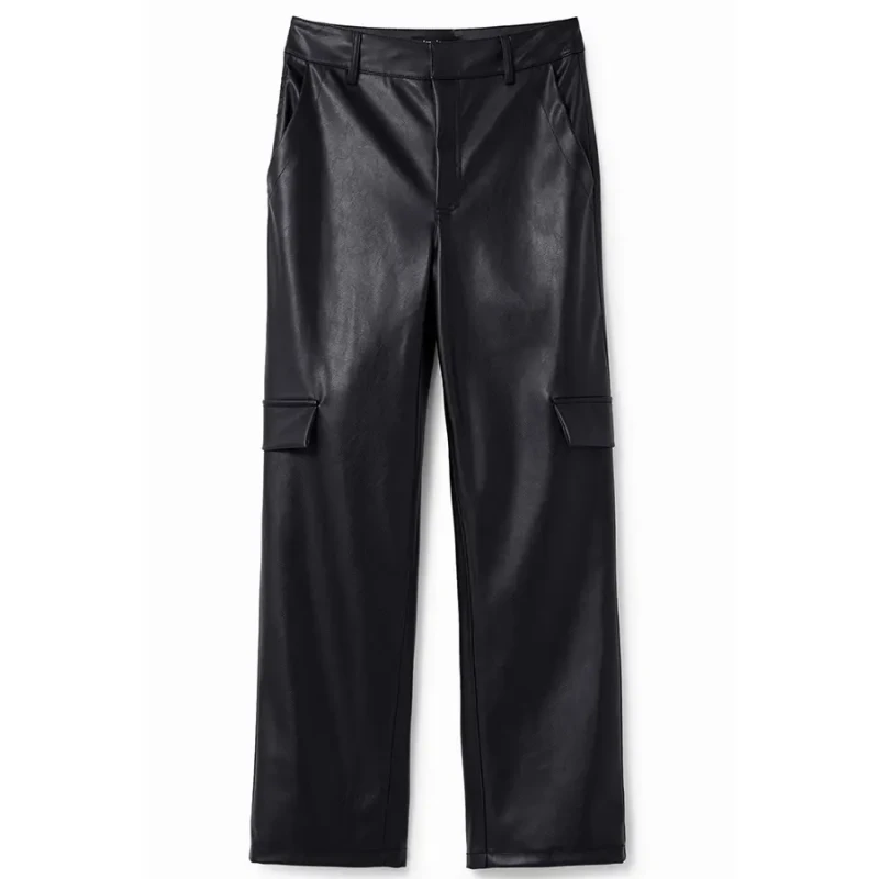 Image of Desigual Womens cargo Trousers Desigual Bristol Noir Female L