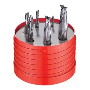 Image of S991 Set 922 6-Pce Carbide Standard Slot Drill Set - TiAlN Coated