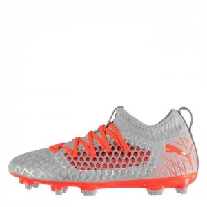 Image of Puma Future 4.3 Junior FG Football Boots - Glacial/NrgyRed