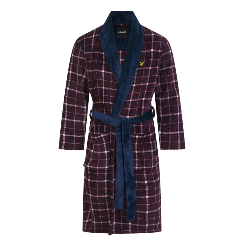 Image of Lyle and Scott Mens Bathrobe Wine Tasting male S