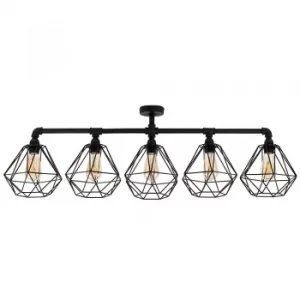 Image of Luiggi 5 Way Fitting in Black with Diablo Shades in Black