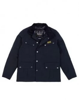 Image of Barbour International Boys Duke Waterproof Jacket - Black