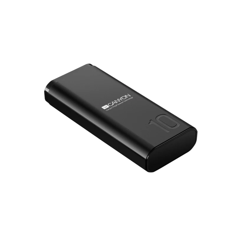 Image of Canyon CNE-CPB010B power bank Lithium Polymer (LiPo) 10000 mAh Black