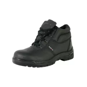Image of Warrior Mens Chukka Work Safety Boots (8) (Black)