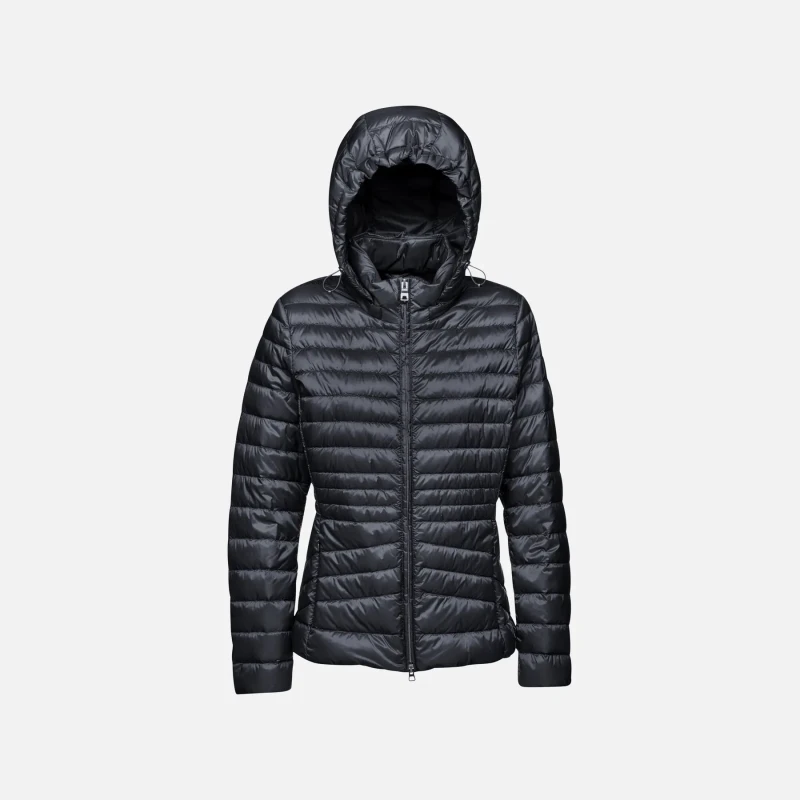 Image of Geox Womens Geox Jaysen Puffer Bleu Female 40