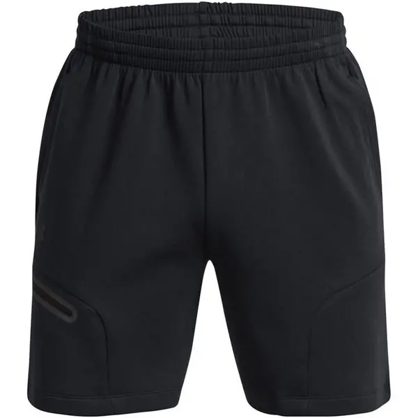 Image of Under Armour Unstop Flc Shrt Sn42 Fleece Shorts S Black 47388003350