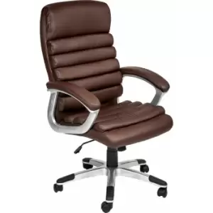 Image of Office chair Paul - desk chair, computer chair, ergonomic chair - brown - brown