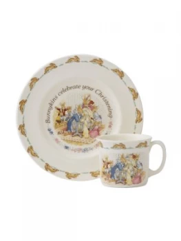 Image of Royal Doulton Bunnykins Christening Dinnerware Set