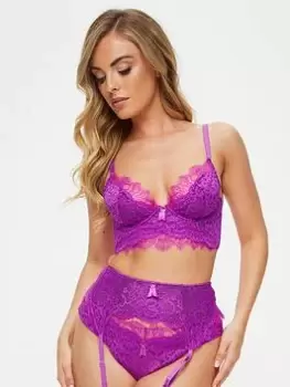 Image of Ann Summers Bras The Beloved Non Pad Plunge - Bright Pink, Bright Pink, Size 32E, Women