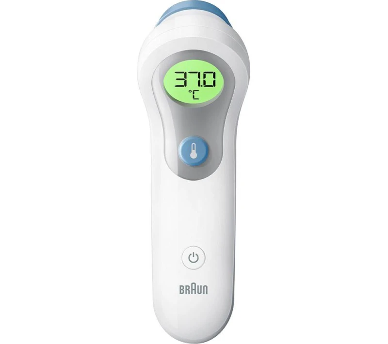 Image of BRAUN Sensian BNT300 Thermometer - White & Silver 4022167130013