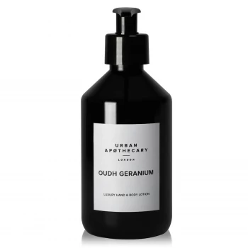 Image of Urban Apothecary Oudh Geranium Luxury Hand & Body Lotion 300ml
