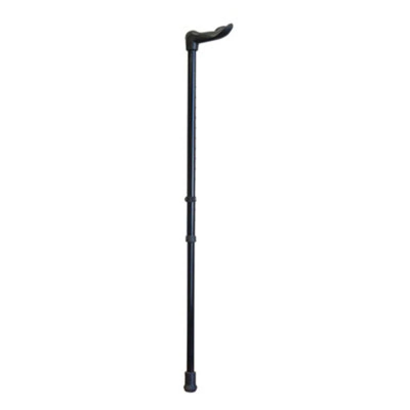 Image of Loops Left Handed Ergonomic Handled Walking Stick - Palm Grip - 14 Heght Settings Multi