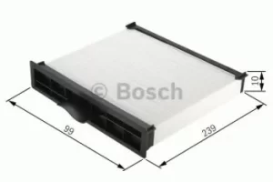Image of Bosch 1987432161 Cabin Filter M2161