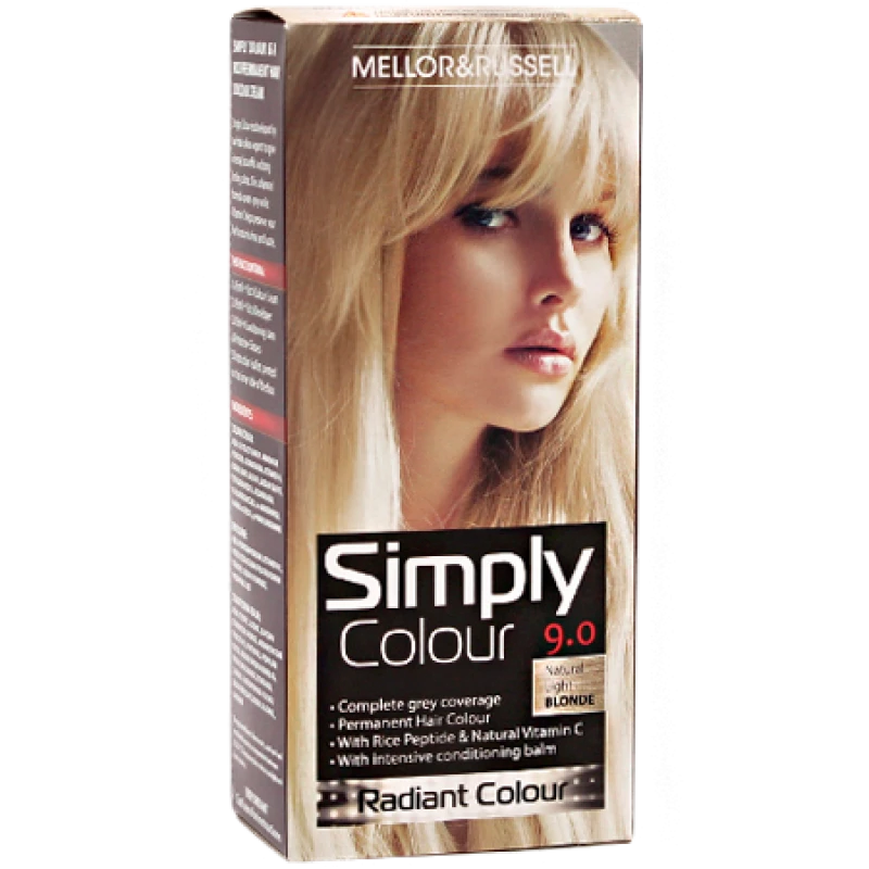 Image of Mellor & Russell Simply Colour Hair Colour - 9.0 Natural Light Blonde 9.0_Simply-113267
